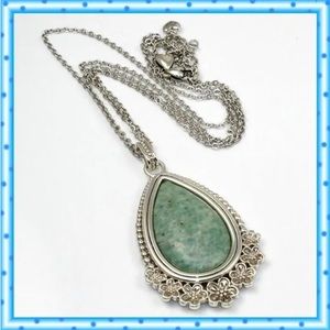 Brighton Sakura Convertible Green Pendant Necklace